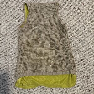 INC International Concepts sequined knit tank top size medium